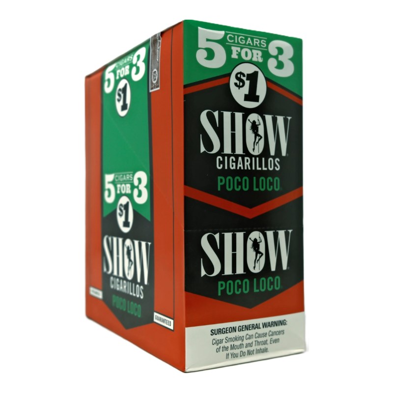 Show Poco Loco Cigarillos Show Poco Loco cigarillos box