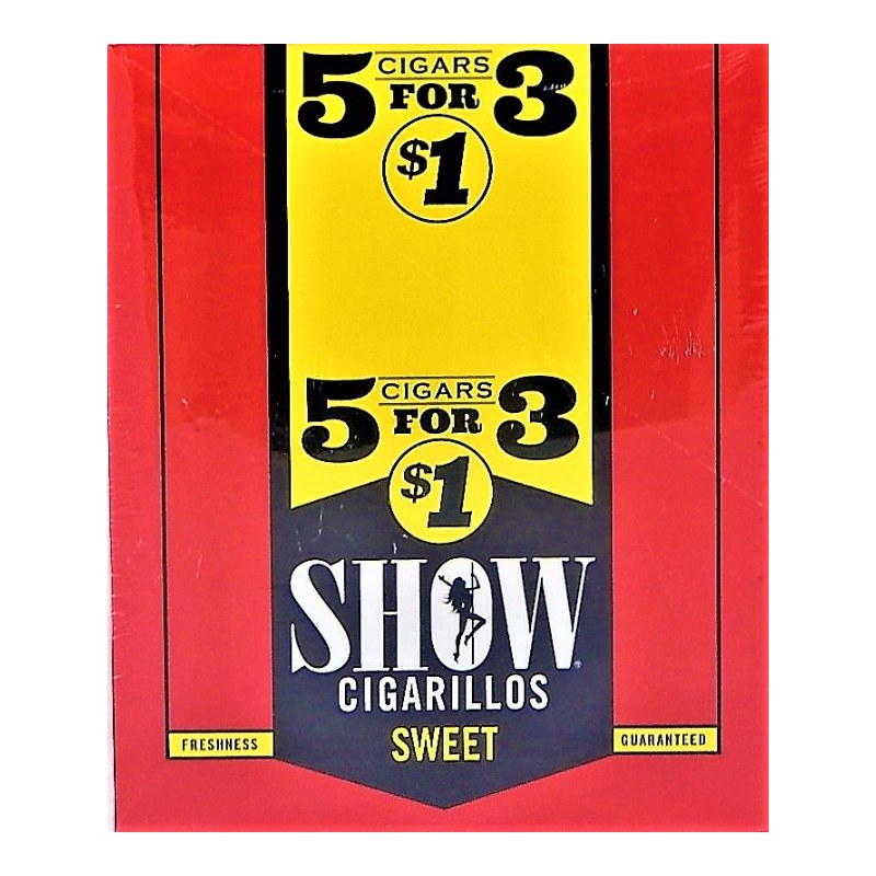 Show Sweet Cigarillos Show Sweet cigarillos box