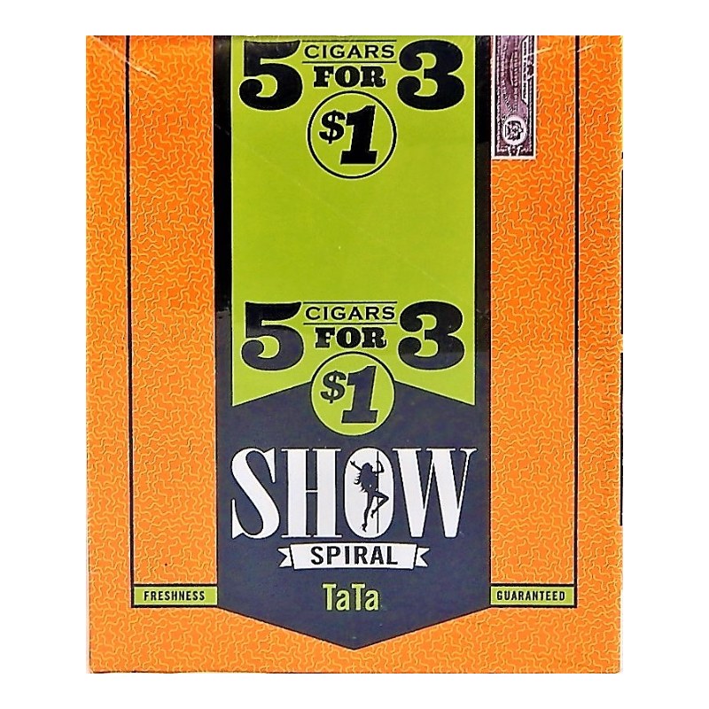 Show Tata Peach Mango Cigarillos Show Tata Peach Mango cigarillos box