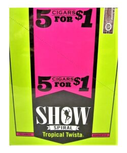 Show Tropical Twista cigarillos box