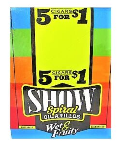 Show Wet & Fruity cigarillos box