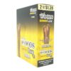 Sweet Woods Banana Leaf Cigars, box of 15 pouches of 2