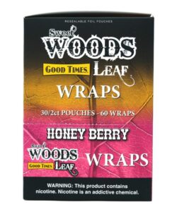 Sweet Woods Leaf Wraps, Honey Berry