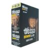 Sweet Woods Rum River Leaf Cigars, box of 15 pouches of 2