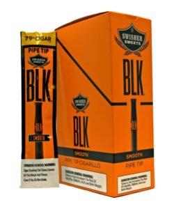 Swisher Sweets BLK Tip Cigarillos Singles, Smooth Tip