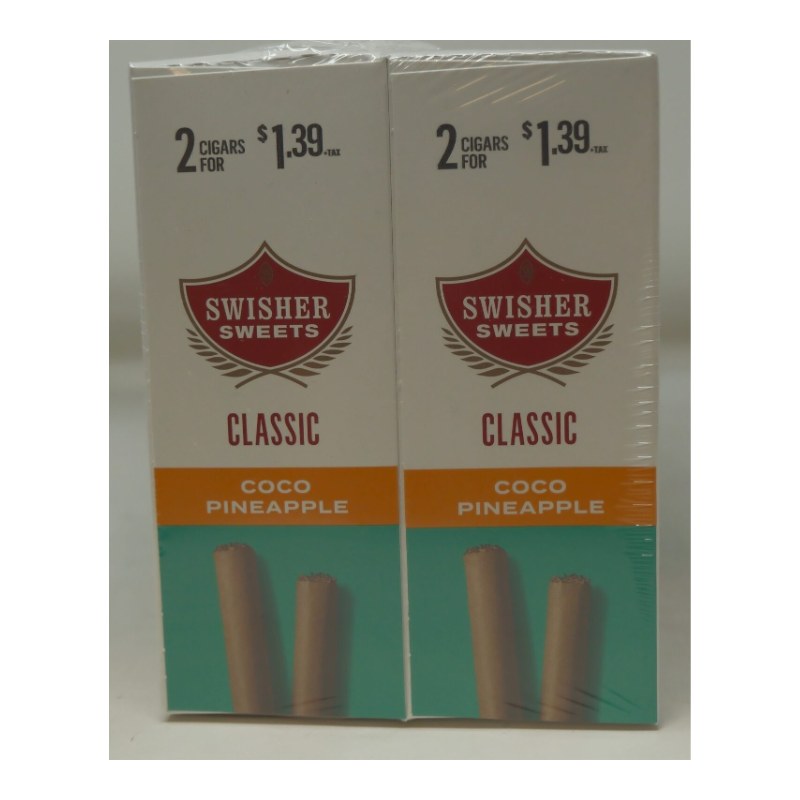 Swisher Sweets Coco Pineapple Cigarillos Swisher Sweets Coco Pineapple Cigarillos, box
