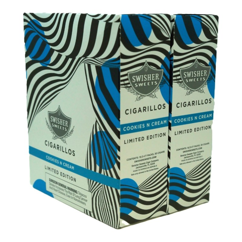 Swisher Sweets Cookies N Cream Cigarillos Swisher Sweets Cookies N Cream Cigarillos, box