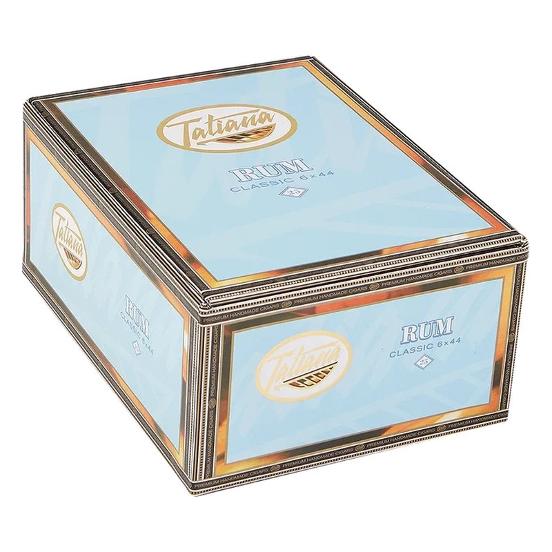 tatiana-flavored-corona-classic-rum-cigars-t6a-pm-1078-closed Tatiana Flavored Corona Classic Rum cigars, box of 25