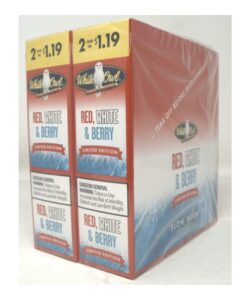 White Owl Red White & Berry Cigarillos, box